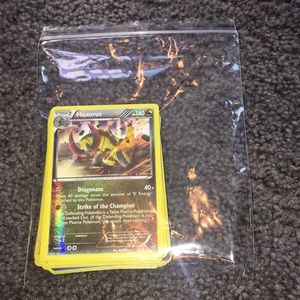 Set of 46 reverse holographic Pokémon cards